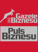 Wyróznienie - Gazele Biznesu - Puls Biznesu 2013 